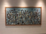 Seahorse wall artwork